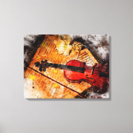 Die Violine Leinwanddruck