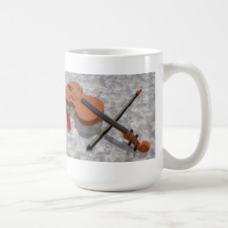Die Violine u. die Rose: Kundenspezifische Tasse