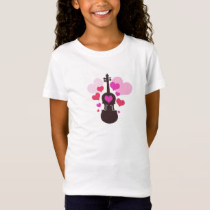 Die Violinen-T - Shirt des Mädchens