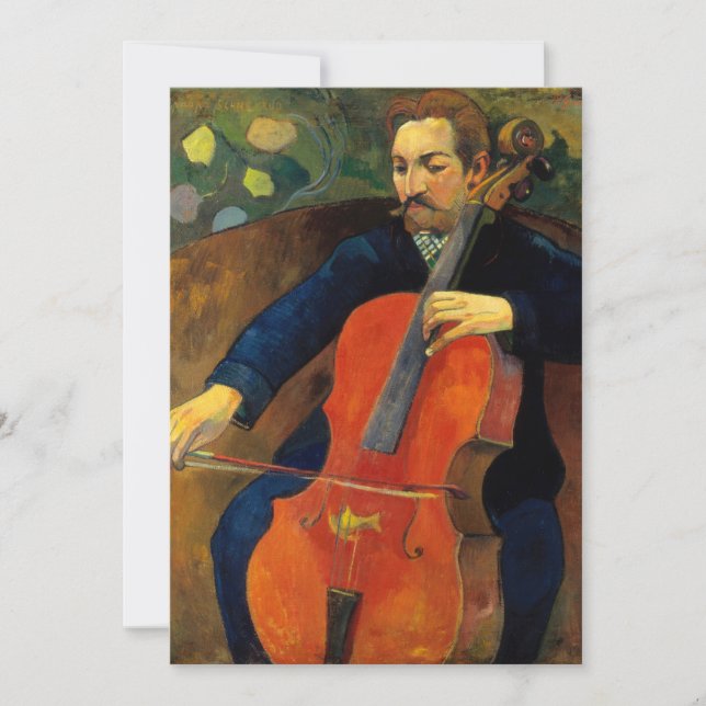 Die Violoncellistin Schneklud | Paul Gauguin (Vorderseite)