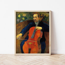 Die Violoncellistin Schneklud | Paul Gauguin Poster