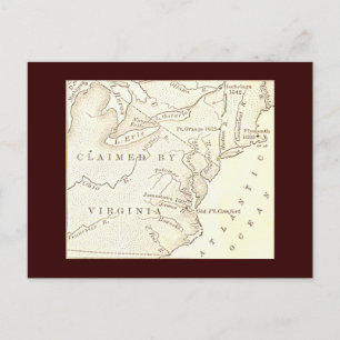 Die Virginia-Territory-Postkarte Postkarte