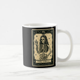 Die Virgo-Tarot-Karte - Halloween-Gothic-Hexe Kaffeetasse