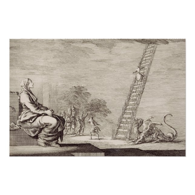 Die Vision der hl. Perpetua: Die Leiter des Martyr Poster (Vorderseite)