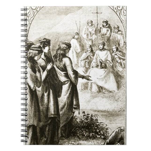 Die Vision der Synode der Kleriker, 'vom Tria Notizblock (Vorderseite)