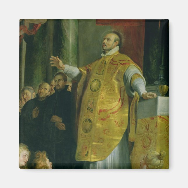 Die Vision des heiligen Ignatius von Loyola Magnet (Vorne)