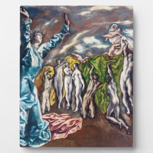 Die Vision des Heiligen Johannes   El Greco   Fotoplatte