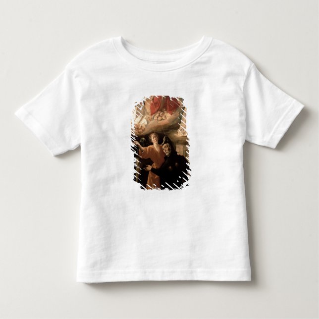 Die Vision des hl. Alphonsus Rodriguez Kleinkind T-shirt (Vorderseite)
