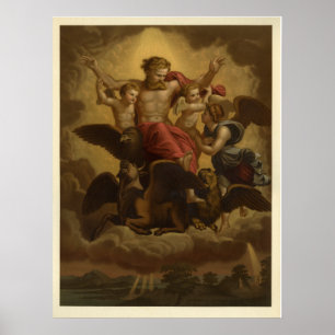 Die Vision des Propheten Ezekiel Poster