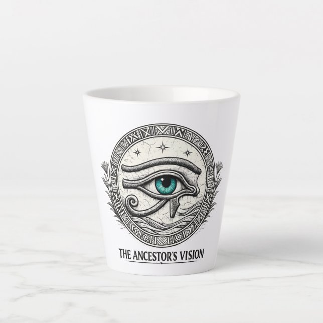 Die Vision des Vorfahren | Auge des Horus Milchtasse (Vorderseite)