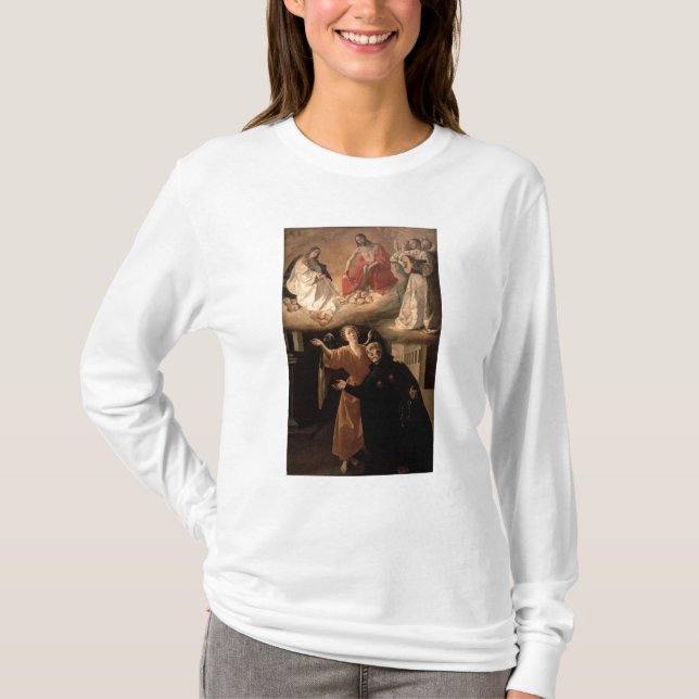 Die Vision von St. Alphonsus Rodriguez T-Shirt (Vorderseite)
