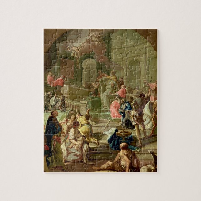 Die Vision von St. Benedict, c.1760 Puzzle (Vertikal)
