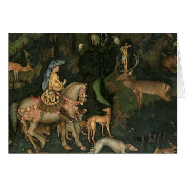 Die Vision von St. Eustachius, c.1438-42 (Vorderseite (Horizontal))