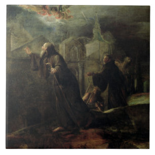Die Vision von St Francis von Paola Fliese