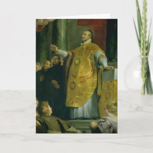 Die Vision von St Ignatius von Loyola Karte