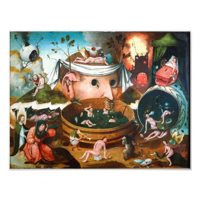 Die Vision von Tondal | Hieronymus Bosch | Fotodruck (Vorne)