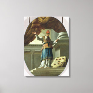 Die Vision von Zechariah Leinwanddruck