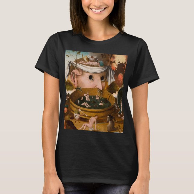 Die Visionen von Tondal, 1479 von Hieronymus Bosch T-Shirt (Vorderseite)