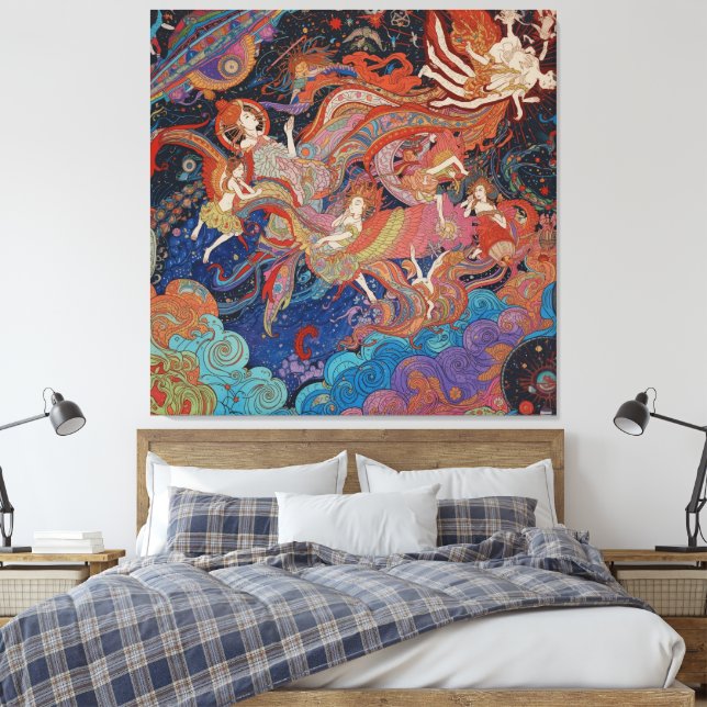 Die Visitation  Leinwanddruck (Insitu (Schlafzimmer))
