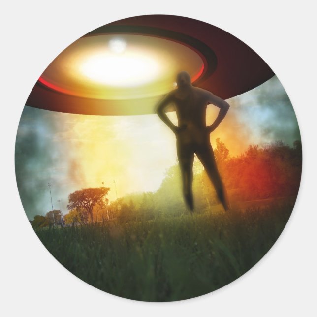 Die Visitenkarte Runder Aufkleber (Vorderseite)