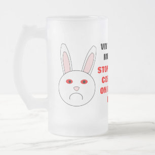 Die Vivisektion muss die Tasse aus Mattiertem Glas