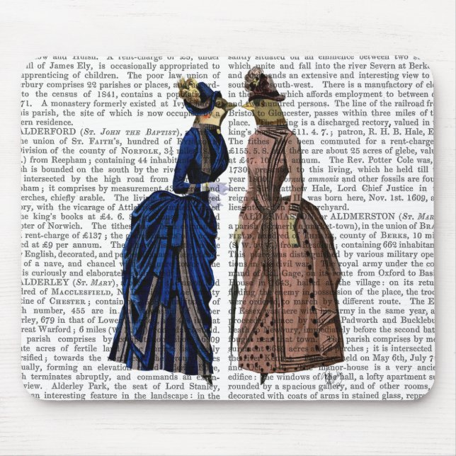 Die Vögel des Tratsch Mousepad (Vorne)