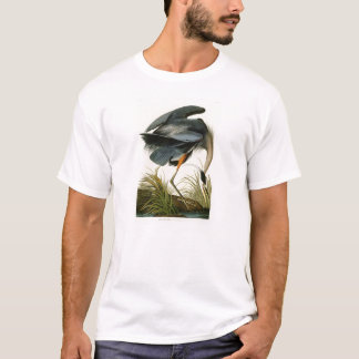 Die Vögel Graureiher-Johns Audubon von Amerika T-Shirt