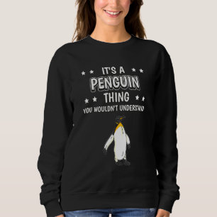 Die Vogel-Pinguine sind ein Pinguin-Zitat Sweatshirt