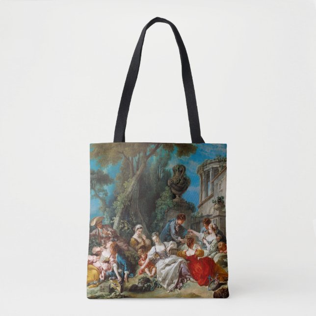 Die Vogelfänger von Francois Boucher (Vorderseite)
