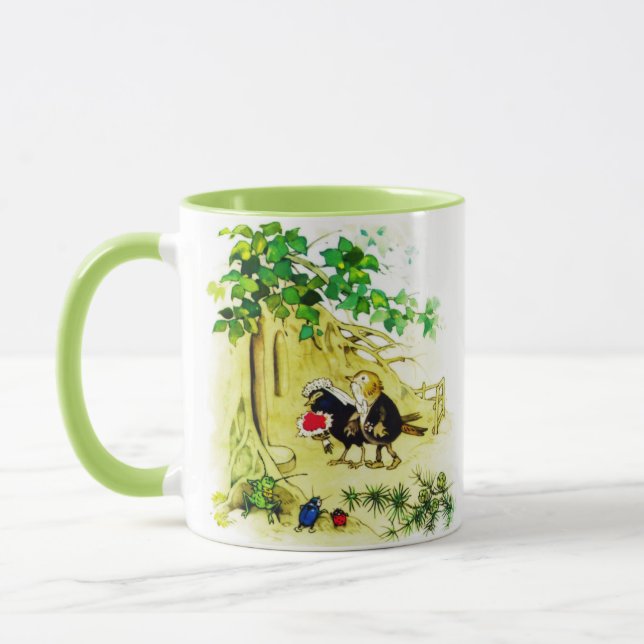 Die Vogelhochzeit Tasse (Links)