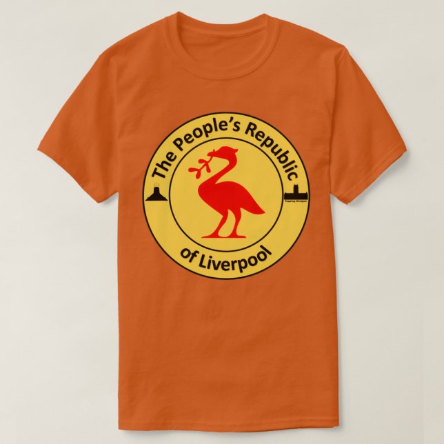 Die Volksrepublik Liverpool RED T-Shirt (Design vorne)