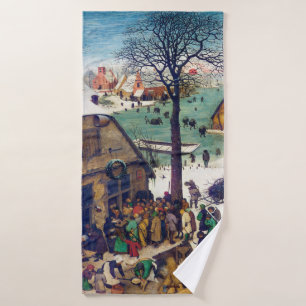 Die Volkszählung in Bethlehem, Pieter Bruegel Badehandtuch