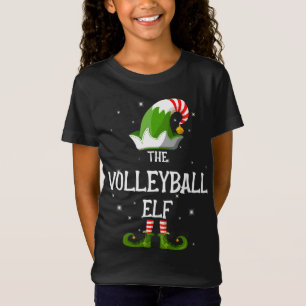 Die Volleyball Elf Familie Matching Group Weihnach T-Shirt
