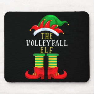 Die Volleyball Elf Weihnachtsfamilie passt zusamme Mousepad