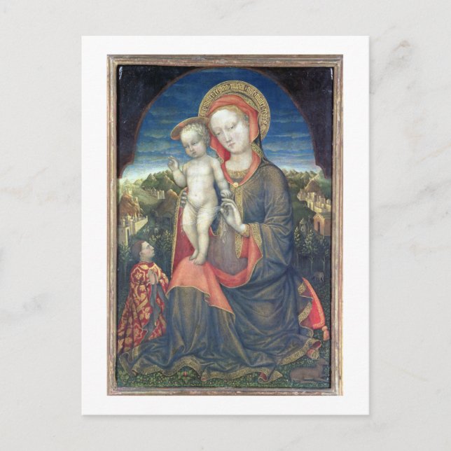 Die von Leonello d'Este bewunderte Madonna der Dem Postkarte (Vorderseite)