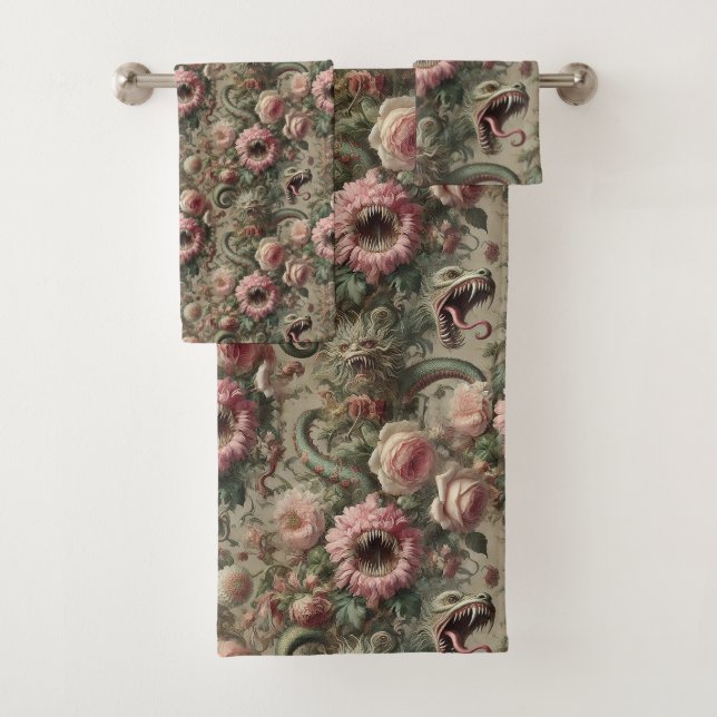 Die Voracious Verdants - Gotisch Viktorianisch Badhandtuch Set (Insitu)