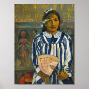 Die Vorfahren von Tehamana Paul Gauguin Poster