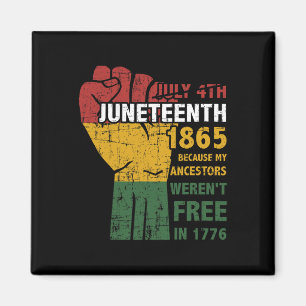 Die Vorfahren waren im 4. Juli 1865 nicht frei Magnet