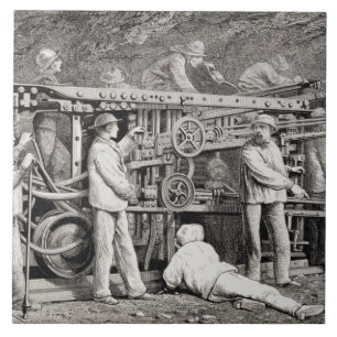 Die vorgerückte Galerie auf der französischen Fliese