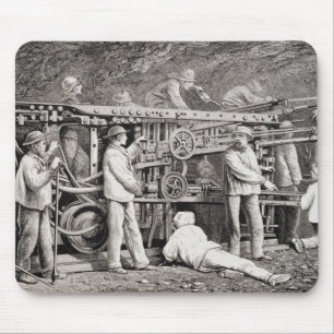 Die vorgerückte Galerie auf der französischen Mousepad