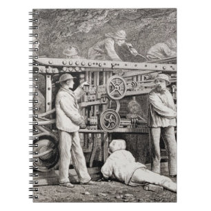 Die vorgerückte Galerie auf der französischen Notizblock