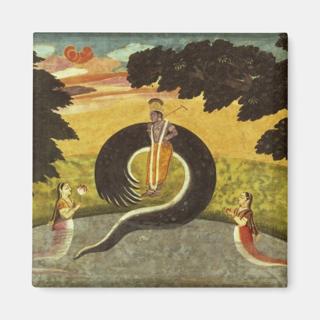 Die Vorlage von Kaliya, Basohli, Pahari Magnet