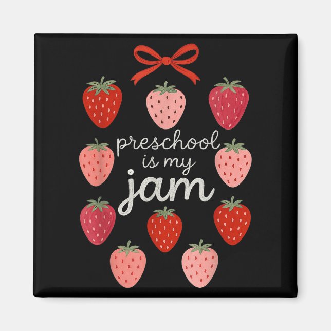 Die Vorschule ist mein Strawberry-Marineschule Magnet (Vorne)