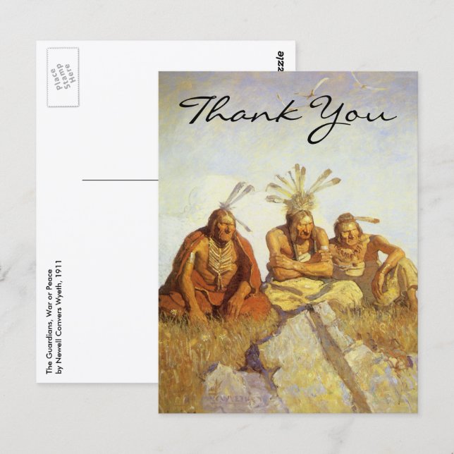 Die Wächter von Wyeth Postkarte (Vorne/Hinten)