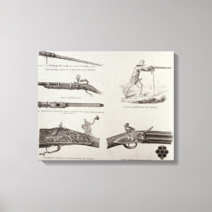 Die Waffen und ihre Entwicklung Leinwanddruck