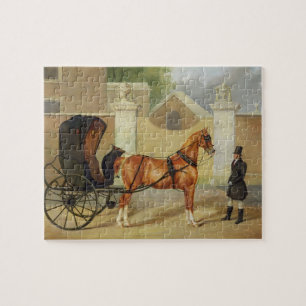 Die Wagen der Herren: Ein Cabriolet, c.1820-30 (Ö Puzzle