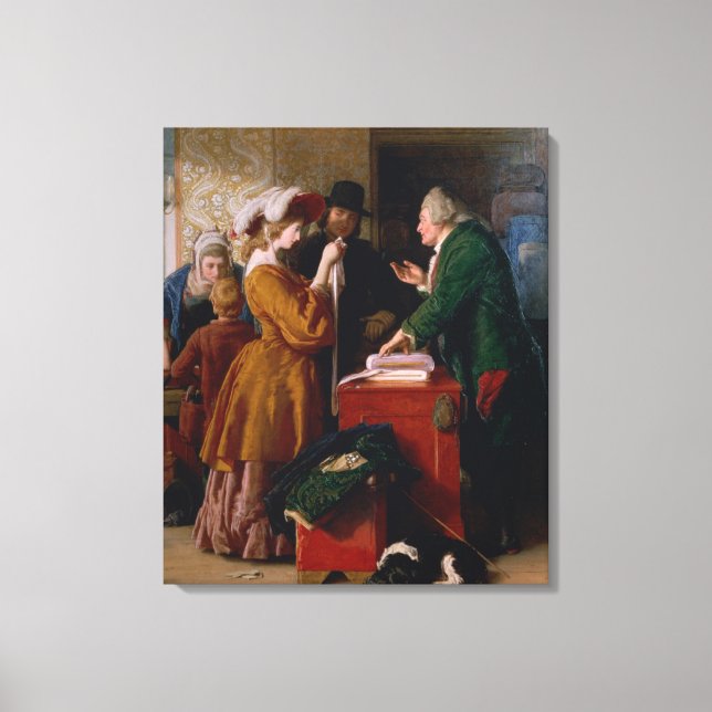 Die Wahl des Hochzeitsgown, aus Kapitel 1 "Die Leinwanddruck (Vorderseite)