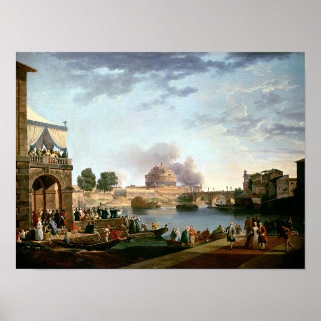 Die Wahl des Papstes mit Castel St. Poster (Vorne)
