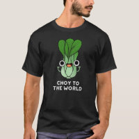 Die Wahl für die Welt lustige Veggie Pun Dark BG