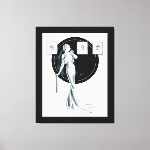 Die Wahl ihres Mannes durch George Petty Leinwanddruck